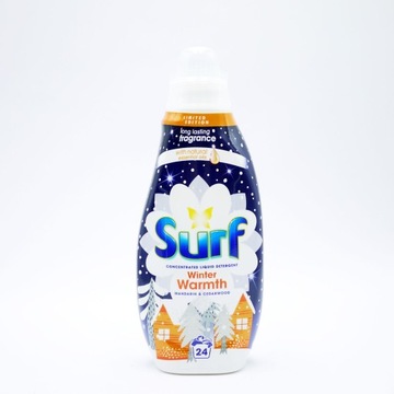 Surf Płyn do prania WINTER WARTMH mandarin 24 prań 0,64L UK