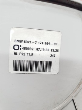 BMW 3 E92 COUPE 06R+ PRAVÁ SVĚTLO ZADNÍ LED ORIG EU !!!