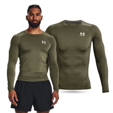 KOSZULKA MĘSKA UNDER ARMOUR LONGSLEEVE TERMOAKTYWNA SZYBKOSCHNĄCA 1361524