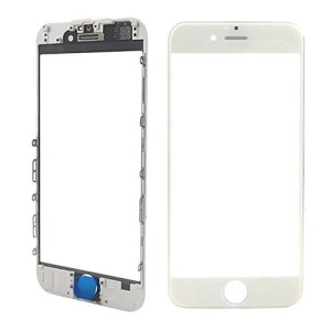 3w1 Szybka + OCA + Ramka Apple iPhone 6 PLUS BIAŁA / DO REGENERACJI