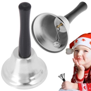V2 METALOWY DZWONEK MIKOŁAJA DZWONECZEK ŚWIĘTEGO MIKOŁAJA KOL