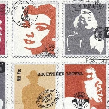 TAPETA MARILYN MONROE ZNACZKI TAPETA PAPIEROWA