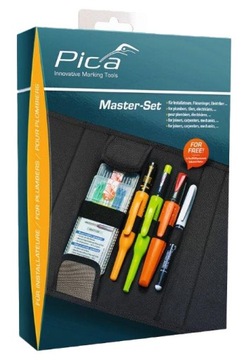 Zestaw do znakowania, Markery, Ołówek, Wkłady Master-Set Pica 55020