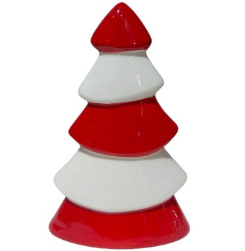 FIGURKA CHOINKA CERAMICZNA DEKORACJA ŚWIĄTECZNA NA PREZENT POD CHOINKĘ