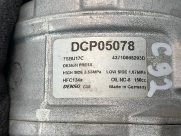 BMW 5 GT F07 KOMPRESOR KLIMATIZACE 43710068203D