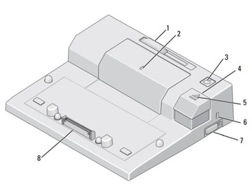 952 Stacja dokująca Dell Stacja dokująca Dell PR03X USB 3.0 SPRAWNA