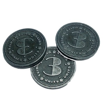 НАБОР ИЗ 3 СЕРЕБРЯНЫХ УНИВЕРСАЛЬНЫХ МЕТАЛЛИЧЕСКИХ МОНЕТ