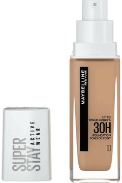 PODKŁAD DŁUGOTRWAŁY MAYBELLINE SUPER STAY ACTIVE WEAR 30H 10 IVORY