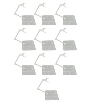 STOJAK DLA LALKI STOJAK NA FIGURKI AKRYL 10SZT