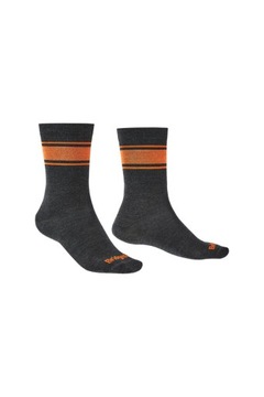 Skarpety trekkingowe codzienne męskie Bridgedale Everyday merino graphite L