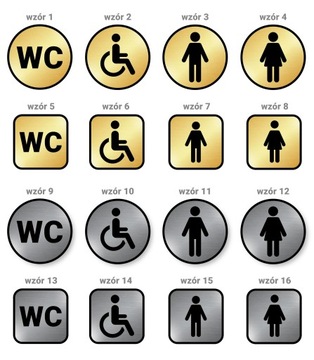 Tabliczka informacyjna WC