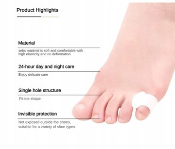 2 шт. = 1 пара, разделитель для ухода за ногами, защита пальцев