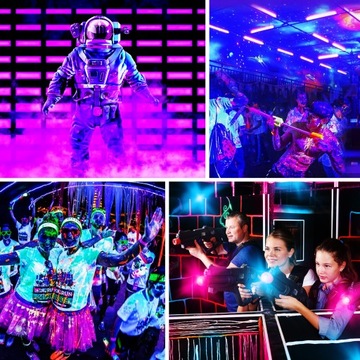 УФ-светодиодная лампа, 12 светодиодов Blacklight мощностью 36 Вт