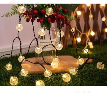ДЛИННЫЕ СОЛНЕЧНЫЕ ГИРЛЯНДНЫЕ САДОВЫЕ ЛАМПЫ 50LED 9,5M