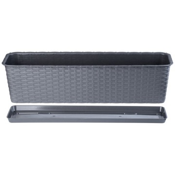 ПОДСТАВКА ДЛЯ БАЛКОННЫХ ЦВЕТОЧНЫХ ЦВЕТОК 60см ГРАФИТ