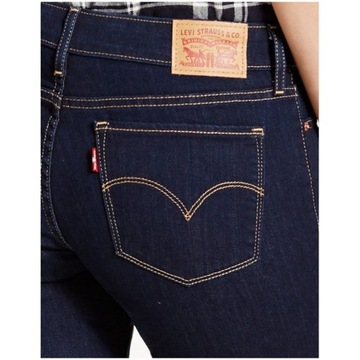 Levis Damskie dżinsy 711 skinny bleu brut 18881-0000-28/30