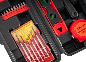 ZESTAW NARZĘDZI KLUCZE PŁASKIE NASTAWNY IMBUSY 53 elementy