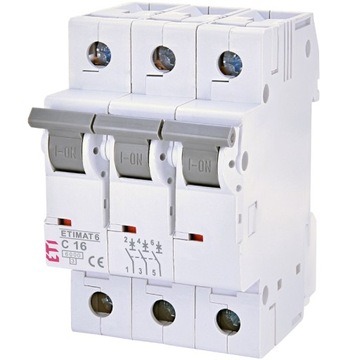 Wyłącznik instalacyjny 3P C 16A 6kA 002145516 ETI