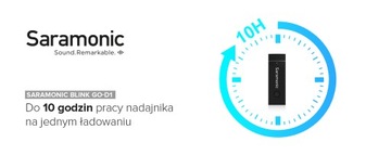 Беспроводной микрофон Saramonic Blink Go-D1