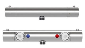 ZESTAW PRYSZNICOWY DESZCZOWNICA BATERIA TERMOSTATYCZNA ŁAZIENKA RIPON