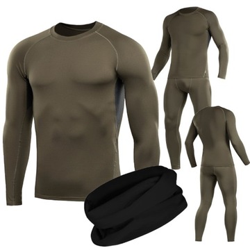 BIELIZNA ODZIEŻ TERMOAKTYWNA THERMAL KOMPLET BLUZA SPODNIE KOMIN M-TAC XXL