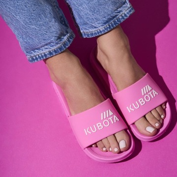 ЖЕНСКИЕ РЕЗИНОВЫЕ ШЛЕПАНЦЫ ДЛЯ БАССЕЙНА 38 KUBOTA RASPBERRY LIGHT ШЛЕПАНЦЫ 38