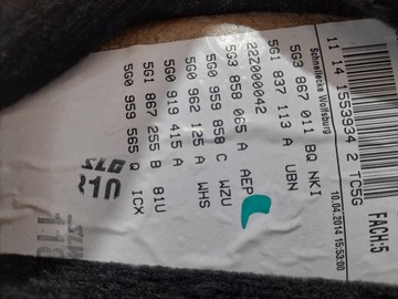 GOLF VII 3-y drzwi BOCZEK TAPICERKA DRZWI AMBIENTE LED CARBON 5G3867011BQ