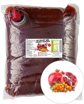 SOK GRANAT ROKITNIK NATURALNY TŁOCZONY NFC 3L