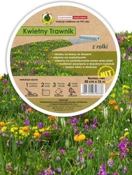 Kwietny trawnik z rolki 5m2