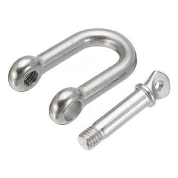 ШАКЕЛЬ ПРЯМАЯ ПРОДОЛЬНАЯ ОЦИНКОВАННАЯ 8ММ