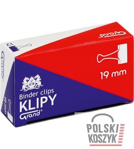 KLIPY BIUROWY KLIPS 19mm KLIP BIUROWE 12 SZT. x3