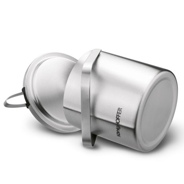 SATIN ICE BUCKET вакуумный контейнер для льда CUBE + щипцы Луго