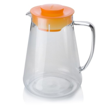 Стеклянный кувшин с крышкой - емкость 2,5 литра.