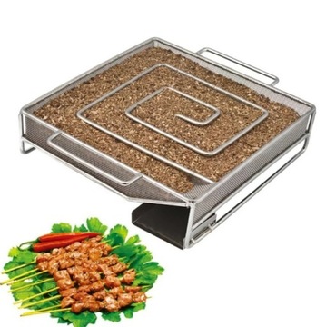 GENERATOR ZIMNEGO DYMU DO GRILLA SIATKA KOSZYK DO WĘDZENIA SMOKER