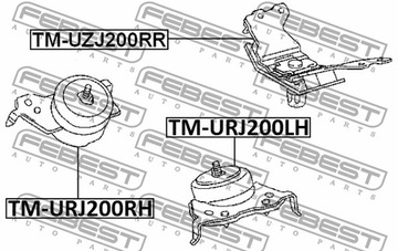 FEBEST TM-URJ200RH LOŽISKO MOTORU