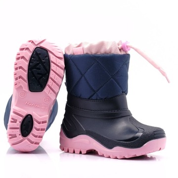 RENBUT MUFLON ŚNIEGOWCE BUTY ZIMOWE WEŁNA 25/26