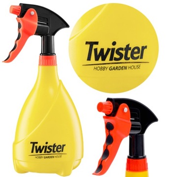 Opryskiwacz ręczny Kwazar Twister 1l Żółty do domu i ogrodu