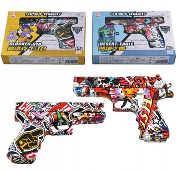 GLOCKER-G18 И ВОДЯНОЙ ПИСТОЛЕТ DESERT EGLE
