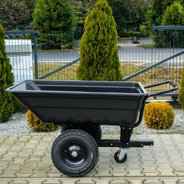 Садовый трейлер для косилки трактора Tipper Bogie-Trax большой 300 кг