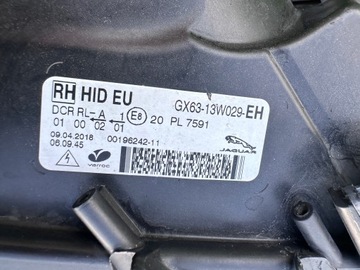 JAGUAR XF F-PACE 15- SVĚTLO PRAVÁ XENON HID GX63-13W029-EH EVROPA