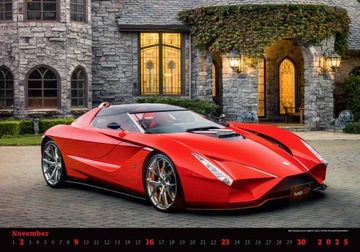 Календарь CARS 2025 SPORT CARS RACING БОЛЬШОГО ФОРМАТА ОТЛИЧНЫЙ ПОДАРОК