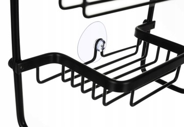 ПОДВЕСНАЯ ПОЛКА ДЛЯ ДУША В ВАННОЙ, МЕТАЛЛИЧЕСКАЯ ВЕШАЛКА, НАСТЕННАЯ ВЕШАЛКА