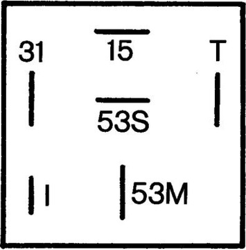 RELÉ STĚRAČE 5WG 003 620-091 HELLA AUDI