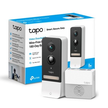Wideodomofon Domofon Dzwonek Zestaw kit Tp-Link Tapo D230S1 Kamera