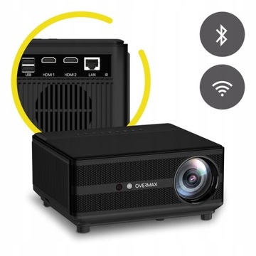 ПРОЕКТОР FullHD Автоматическая трапецеидальная коррекция Автофокусировка 2x HDMI 2xUSB Android 9.0