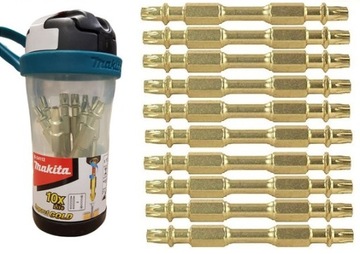 MAKITA B-54112 ZESTAW BITÓW IMPACT GOLD 10pc TORX