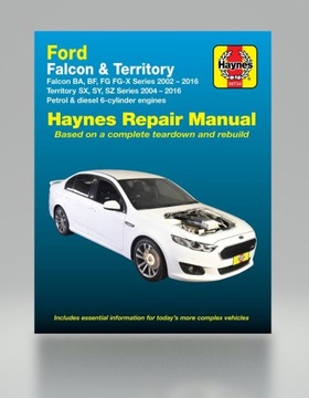 AUSTRALIJSKI SAMOCHÓD FORD FALCON FG INSTRUKCJA NAPRAW (2008-2014)