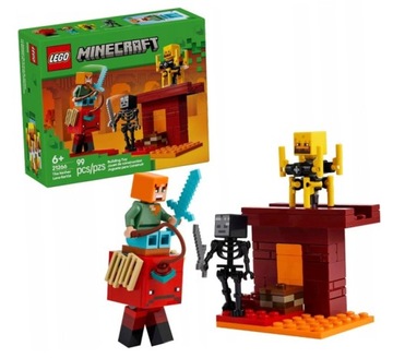 2IN1 LEGO (R) Minecraft 21266 Битва на мосту Netheru+ маленький бумажный пакет