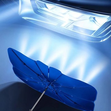 СОЛНЦЕЗАЩИТНЫЙ КОЗЫРОН ЗОНТ ДЛЯ АВТОМОБИЛЯ КОВРИК С СУМКОЙ L