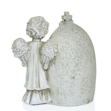 Фигурка надгробной плиты ангела из часовни и светодиод